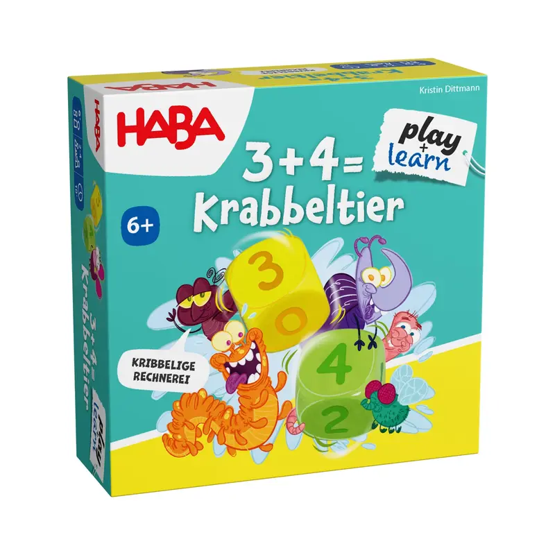 3 + 4 = Krabbeltier