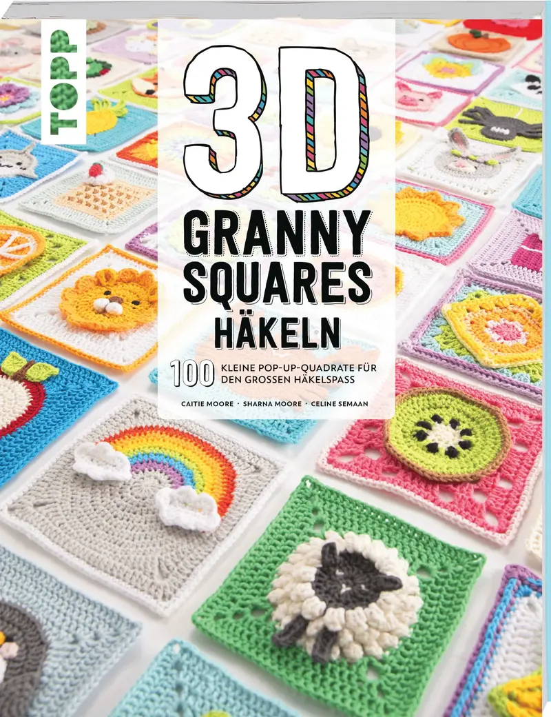 3D Granny Squares häkeln