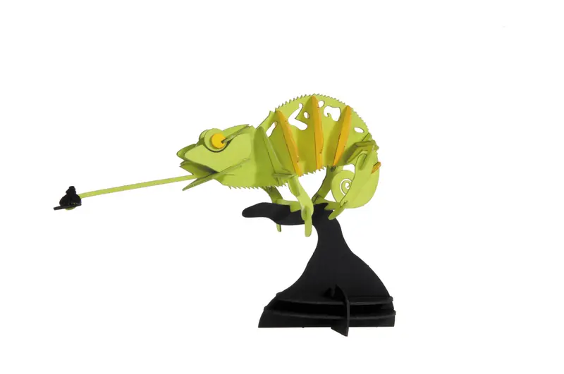 3D-Modell, Chamäleon, gelasert
