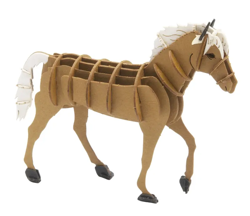 3D-Modell, Haflinger, gelasert