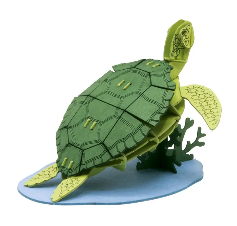 3D-Modell, Meeresschildkröte, gelasert