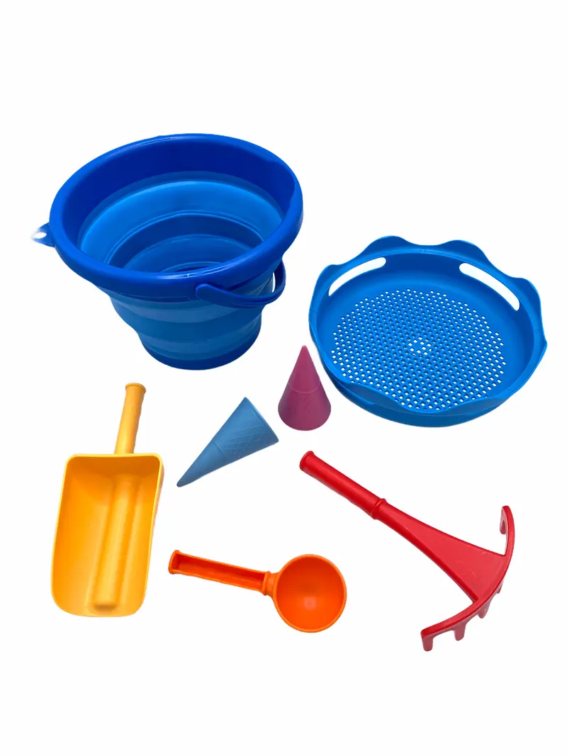 7in1 Sand Toys Falteimer Set