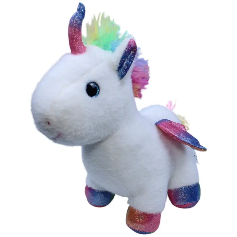 Action, Glitzer Pegasus Einhorn weiß