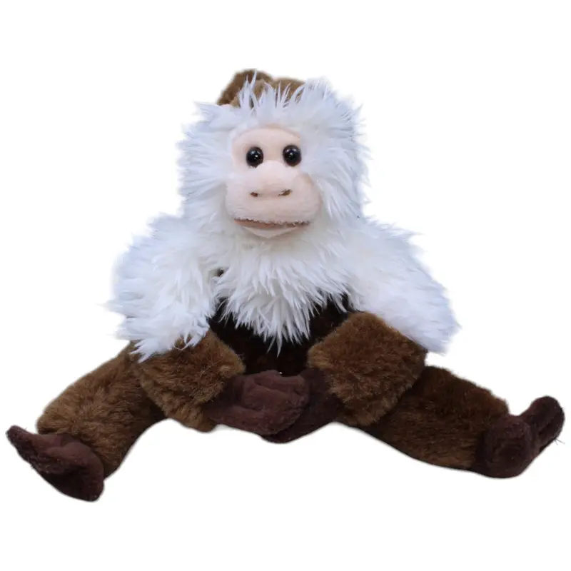 Affe mit langem Schwanz, sitzend