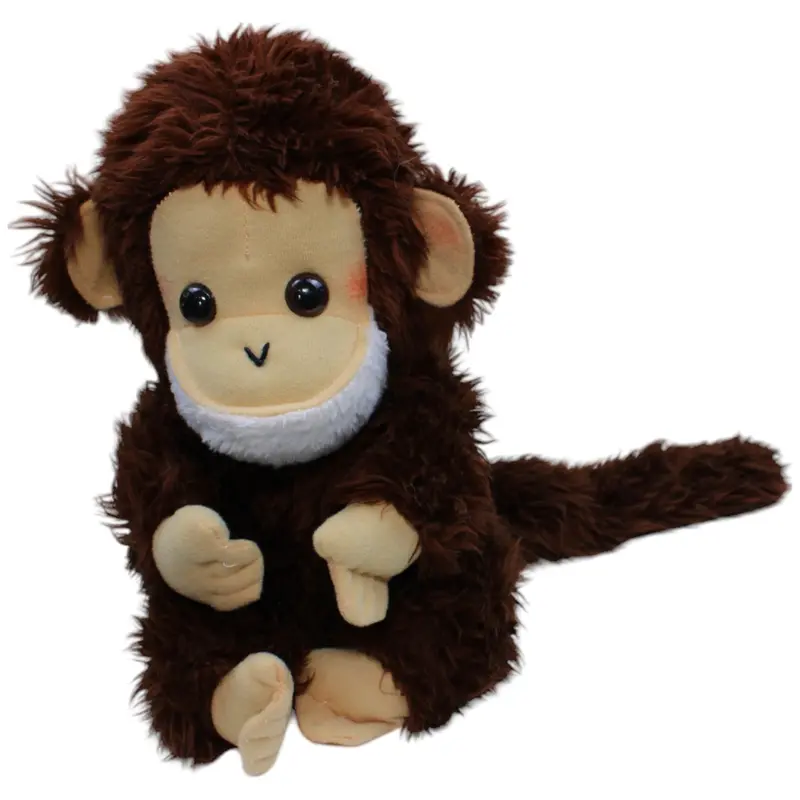 Affe mit langem Schwanz, sitzend