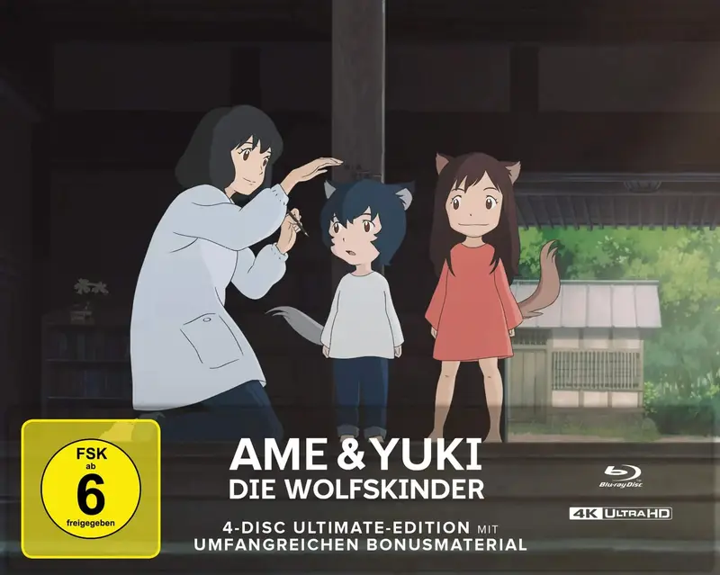 Ame & Yuki - Die Wolfskinder - Ultimate Edition - 4K UHD Blu-ray