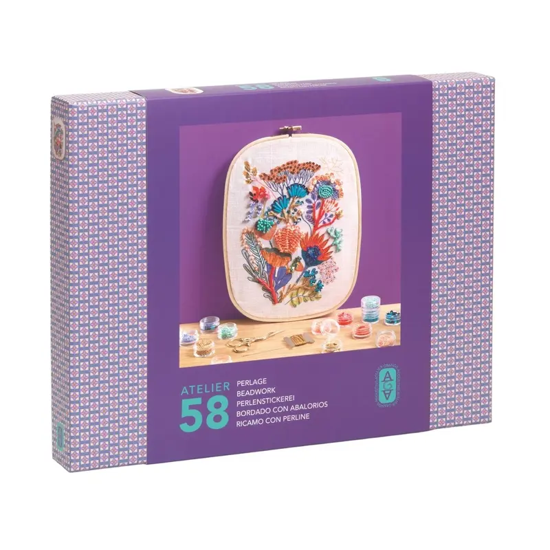 Atelier 58, Perlenstickerei Blumen
