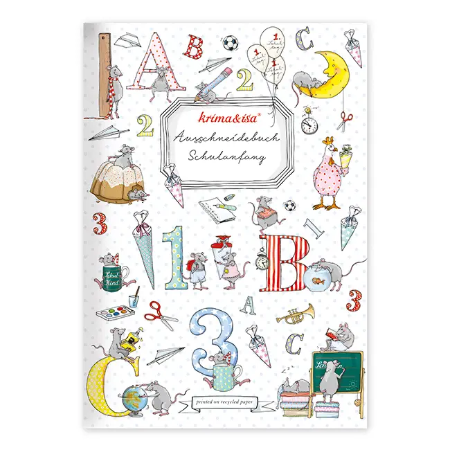Ausschneidebuch Schulanfang
