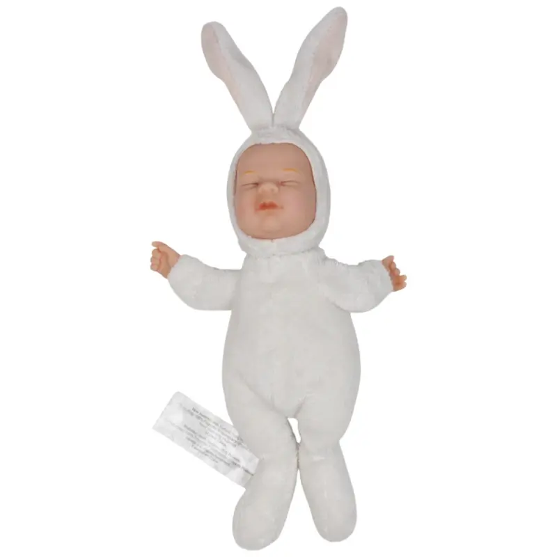 Baby Puppe weißer Hase
