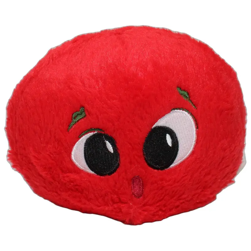 Ball mit Augen & Mund, rot