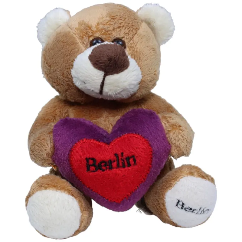 Berlin Bär mit Herz, hellbraun