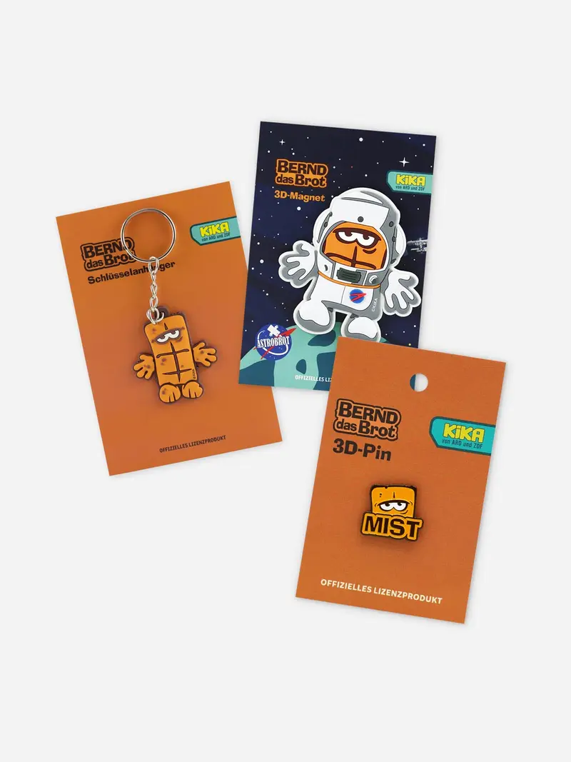 Bernd das Brot Fan-Set Mini