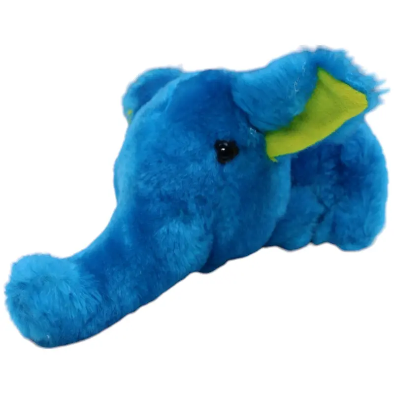 Blauer Elefant mit gelben Ohren