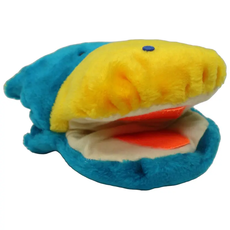 Blaues Nilpferd mit gelber Nase