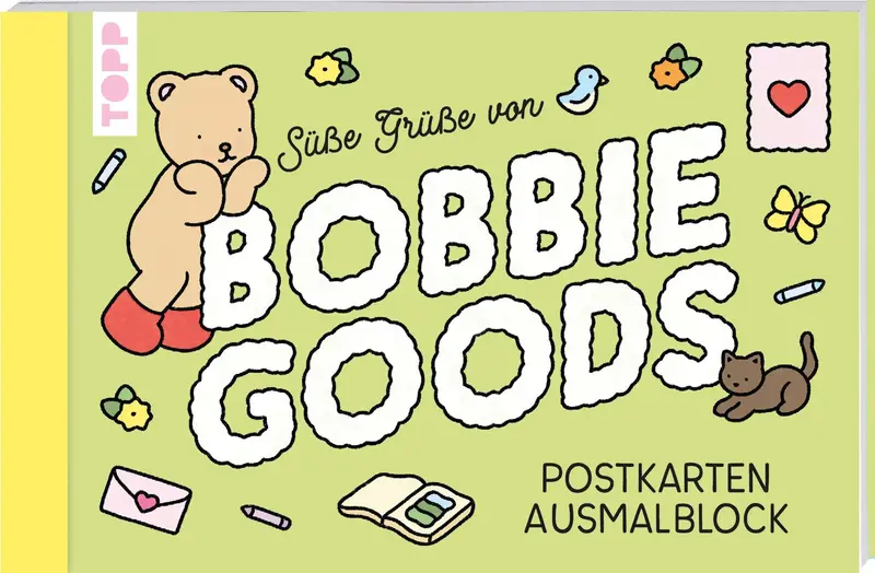Bobbie Goods Postkarten Ausmalblock