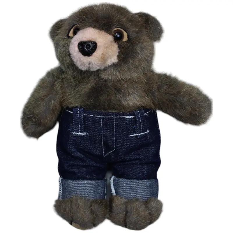 Braunbär in Jeans