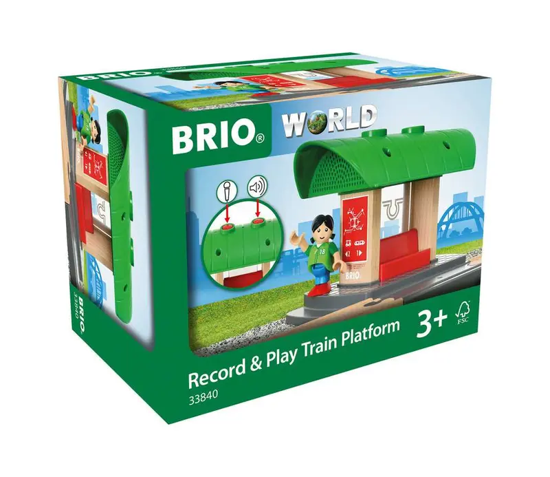 BRIO Bahnhof mit Aufnahmefunktion