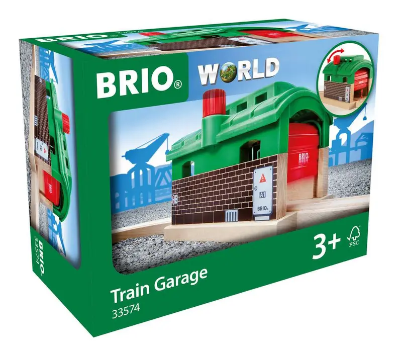 BRIO Lokschuppen mit Rolltor