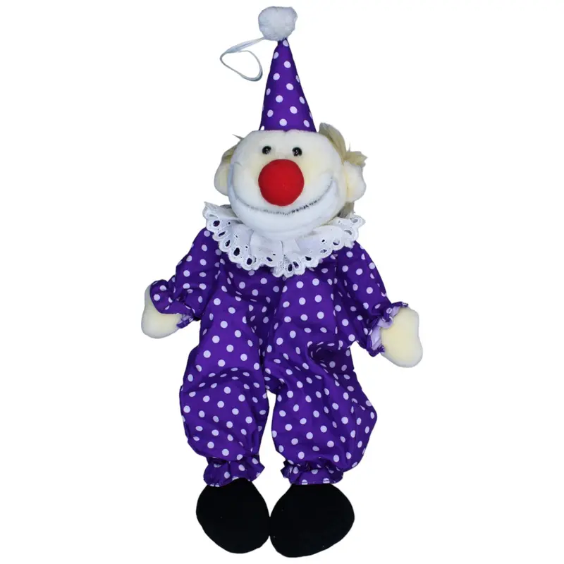Clown, blau-gepunktet