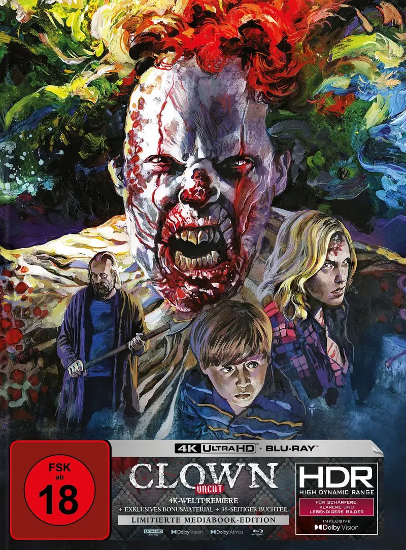 Clown - Limited Edition - Mediabook A - 4K UHD + Blu-ray