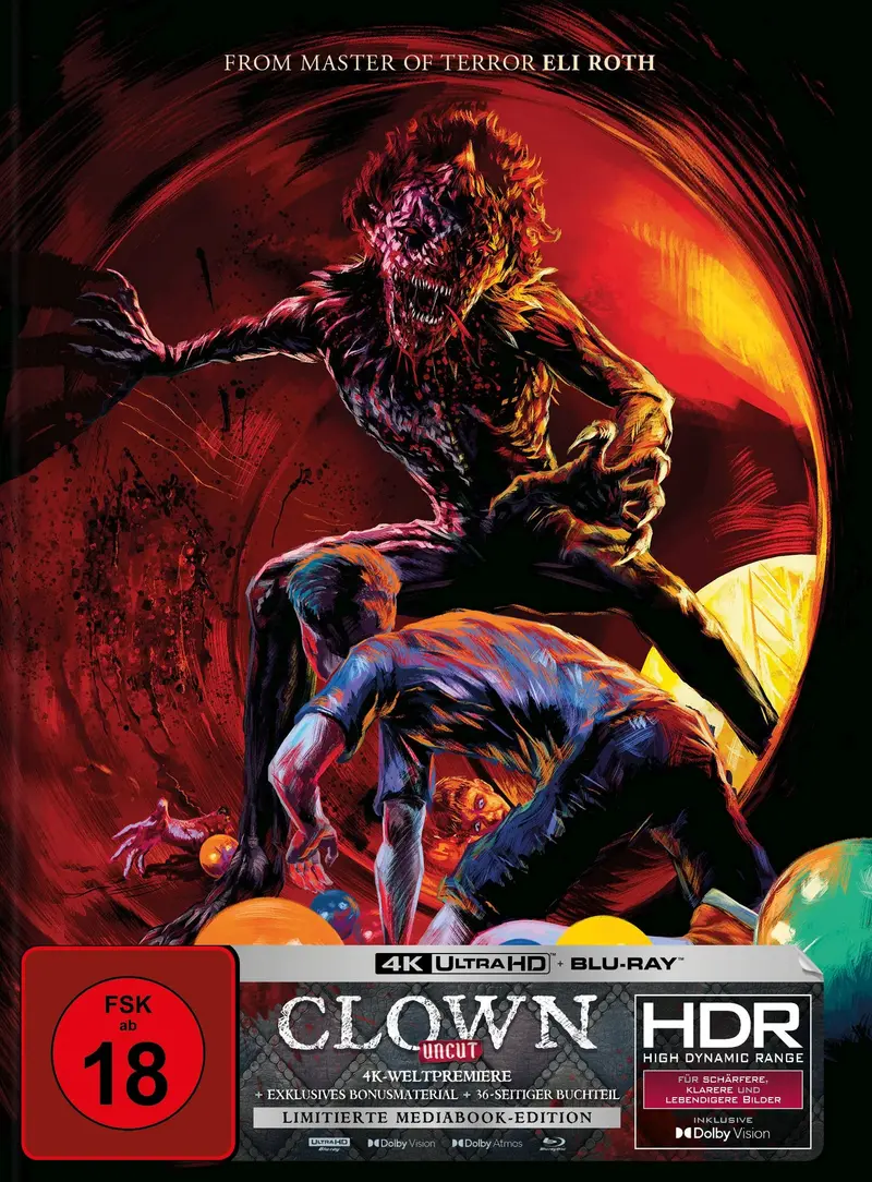 Clown - Limited Edition - Mediabook B - 4K UHD + Blu-ray