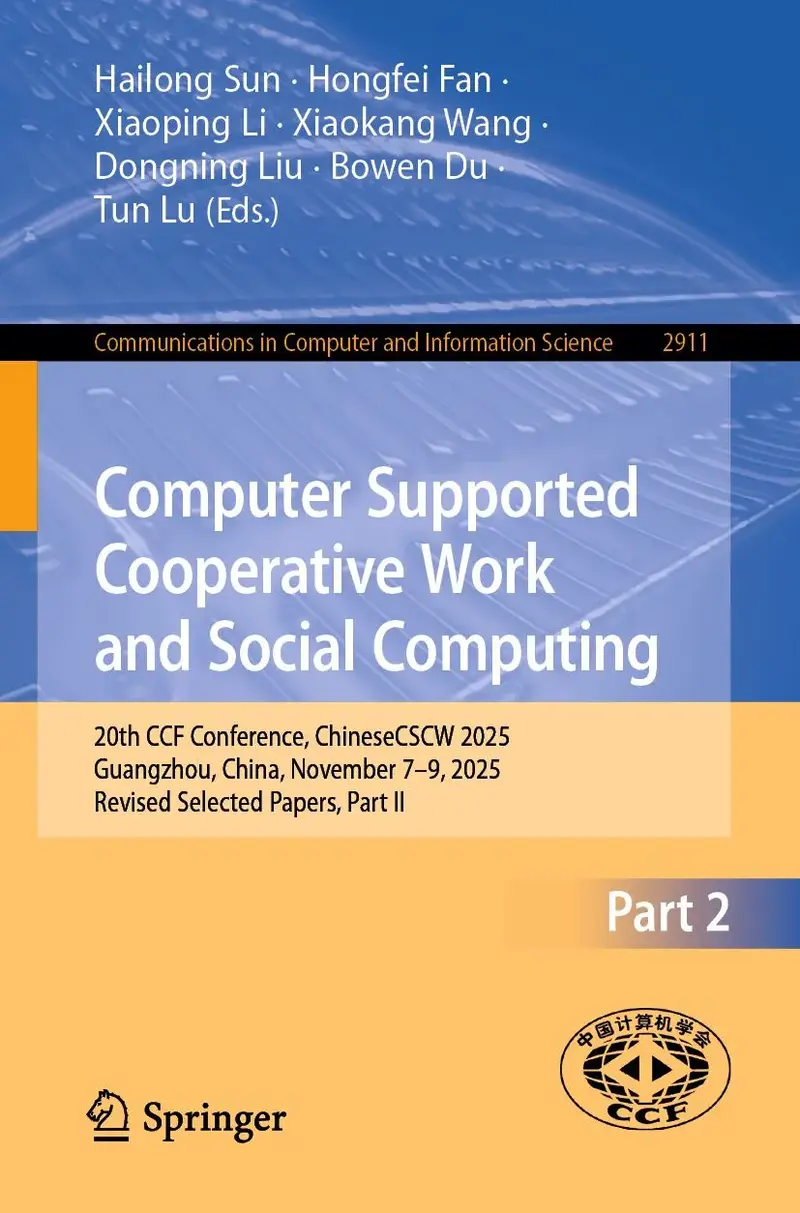 Computer Supported Cooperative Work and Social Computing