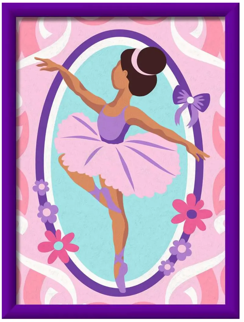 CreArt, Malen nach Zahlen Kinder - Primaballerina