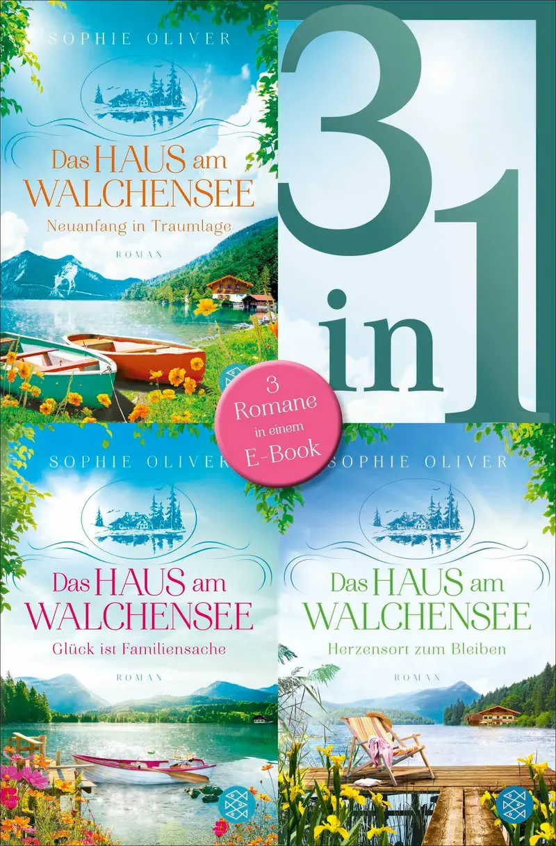 Das Haus am Walchensee - Neuanfang in Traumlage / Glück ist Familiensache / Herzensort zum Bleiben - Drei Romane in einem Band