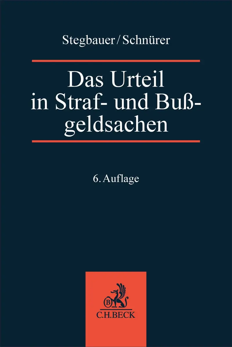 Das Urteil in Straf- und Bußgeldsachen