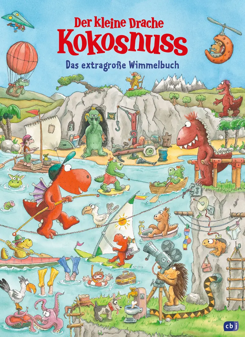Der kleine Drache Kokonsnuss – Das extragroße Wimmelbuch