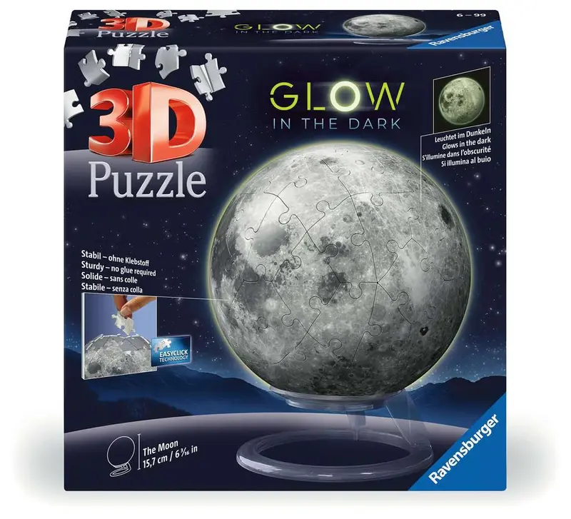 Der Mond - Glow-in-the-Dark ⎮ 3D Puzzle