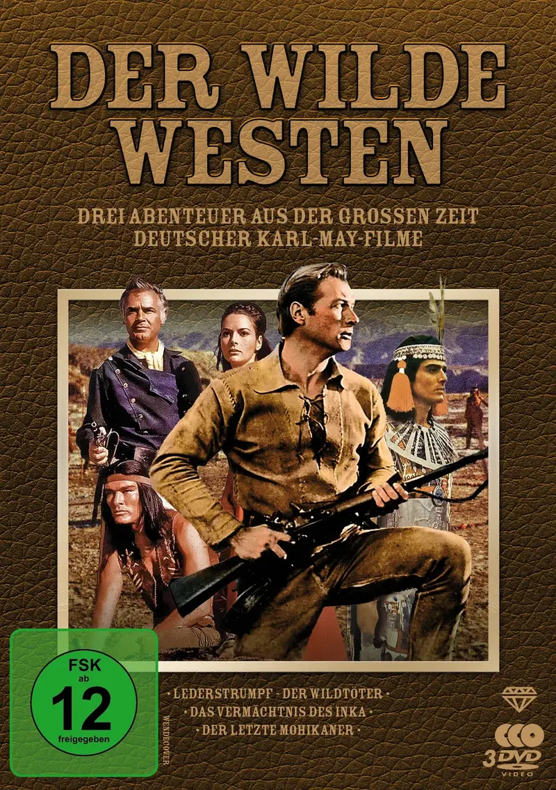 Der Wilde Westen - Drei Abenteuer der deutschen Karl-May-Filme - DVD