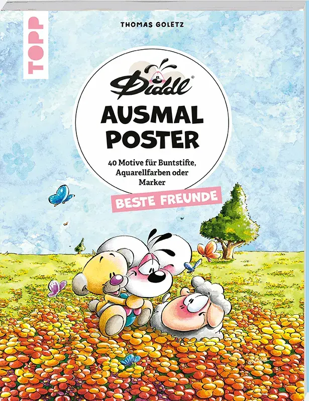 DIDDL – Ausmalposter – Beste Freunde