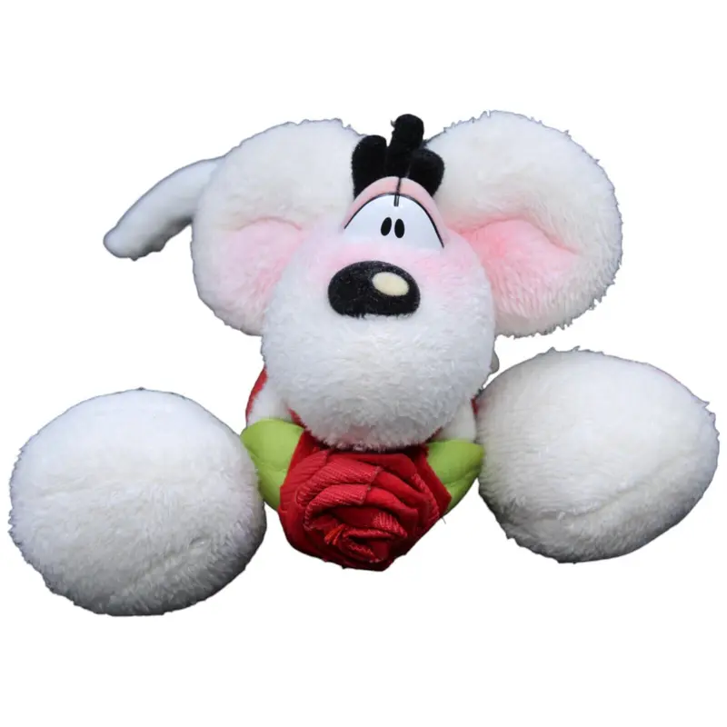 Diddl-Maus mit Rose
