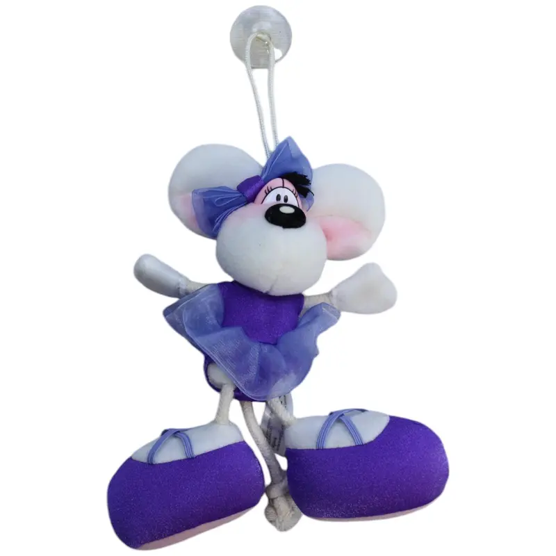 Diddlina als lila Ballerina