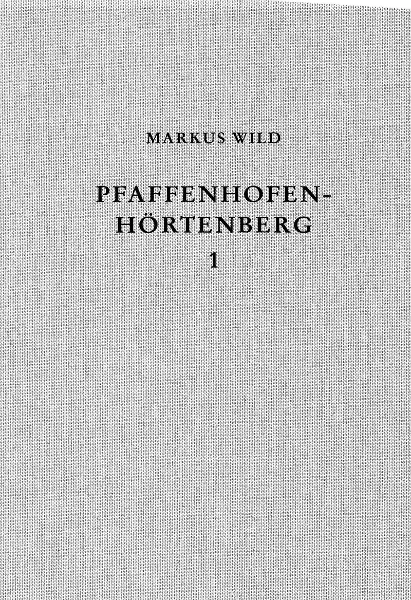 Die eisenzeitliche Siedlung von Pfaffenhofen-Hörtenberg in Tirol