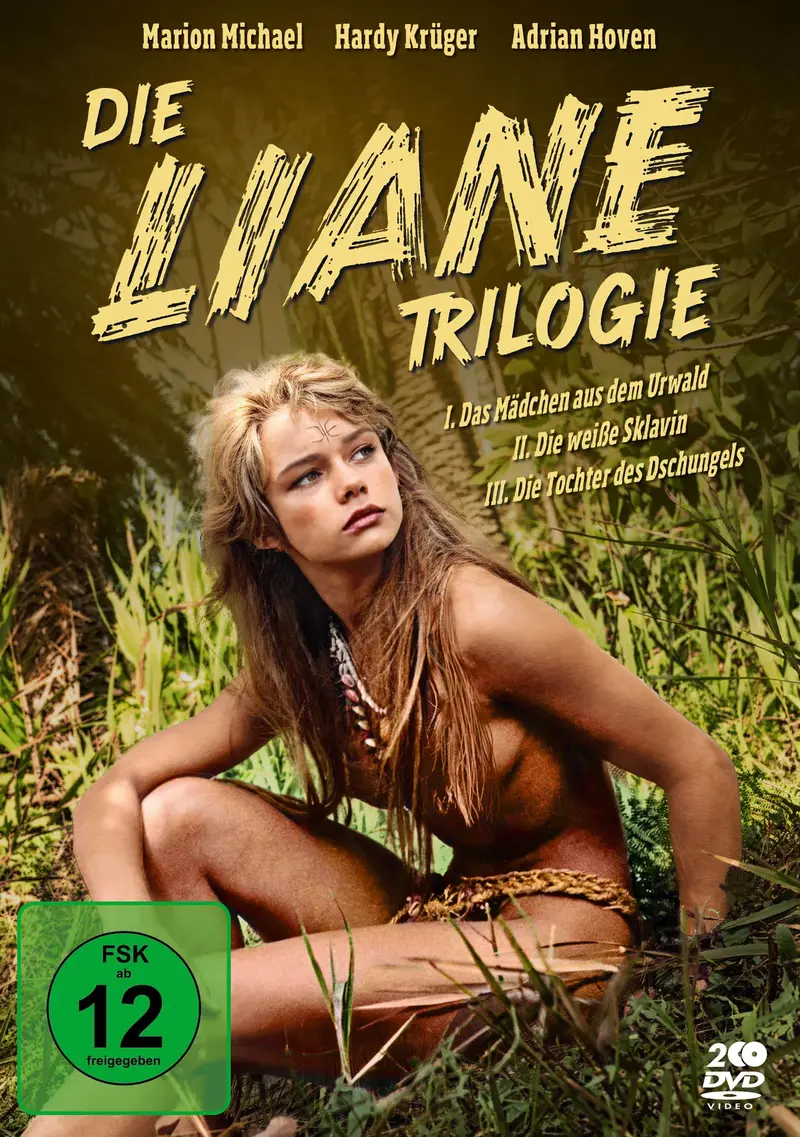 Die Liane-Trilogie - Das Mädchen aus dem Urwald, Die weiße Sklavin, Die Tochter des Dschungels - DVD