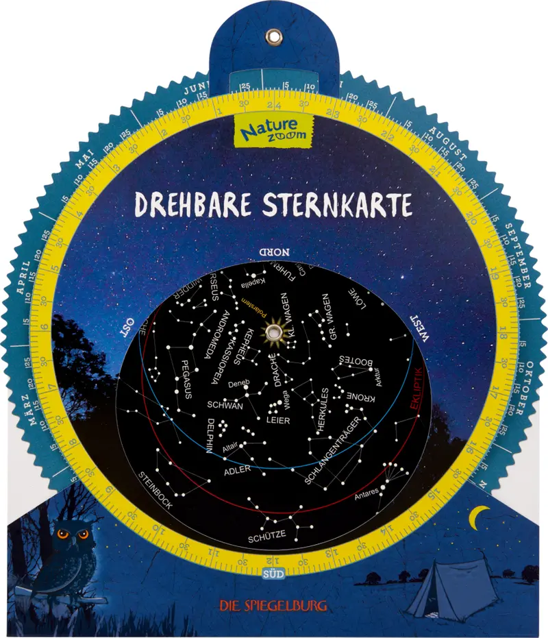 Drehbare Sternkarte - Nature Zoom