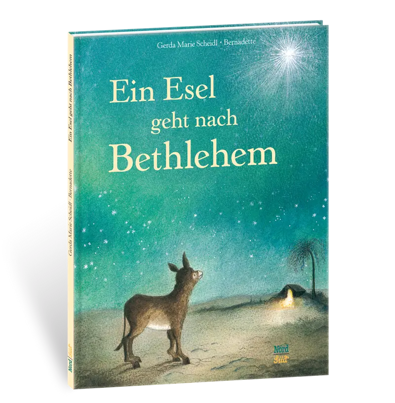 Ein Esel geht nach Bethlehem