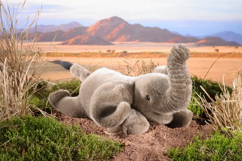 Elefant, klein, liegend