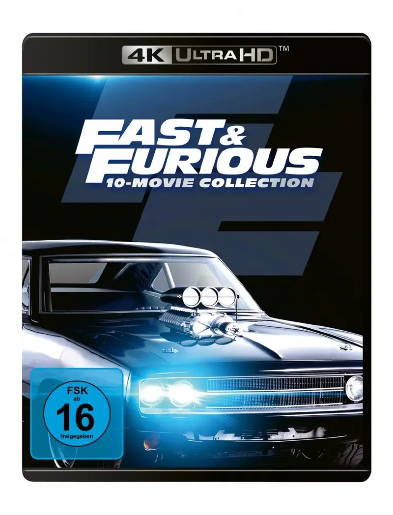 Fast & Furious - 10-Movie-Collection - 4K Ultra HD Blu-ray