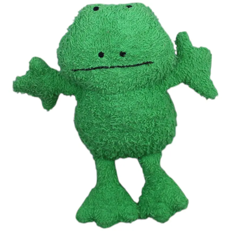 Frottee-Frosch, grün