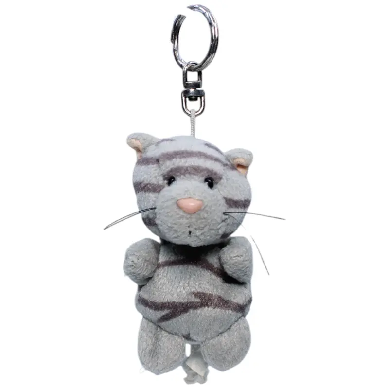 Gestreifte Katze, grau