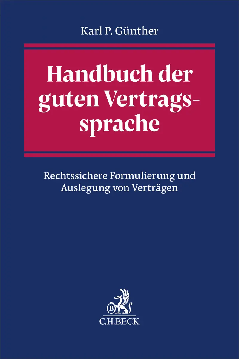 Handbuch der guten Vertragssprache