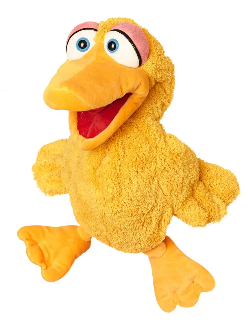 Handpuppe Giesela die Ente
