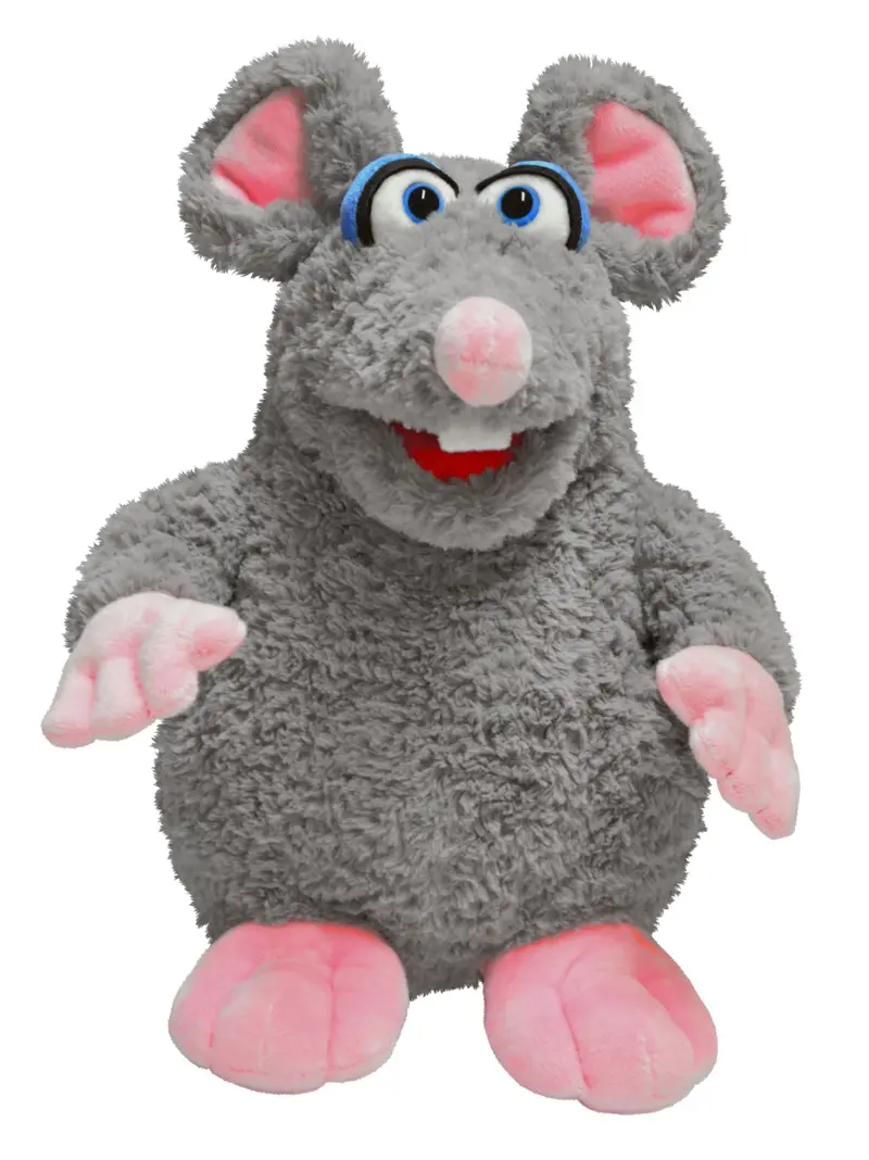 Handpuppe Klette die Maus