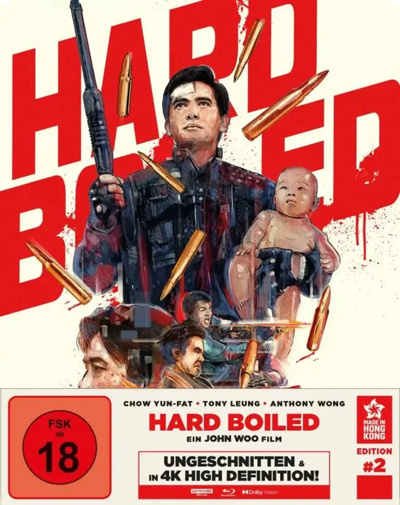 Hard-Boiled - Steelbook - 4K UHD + 2 Blu-rays - Blu-ray