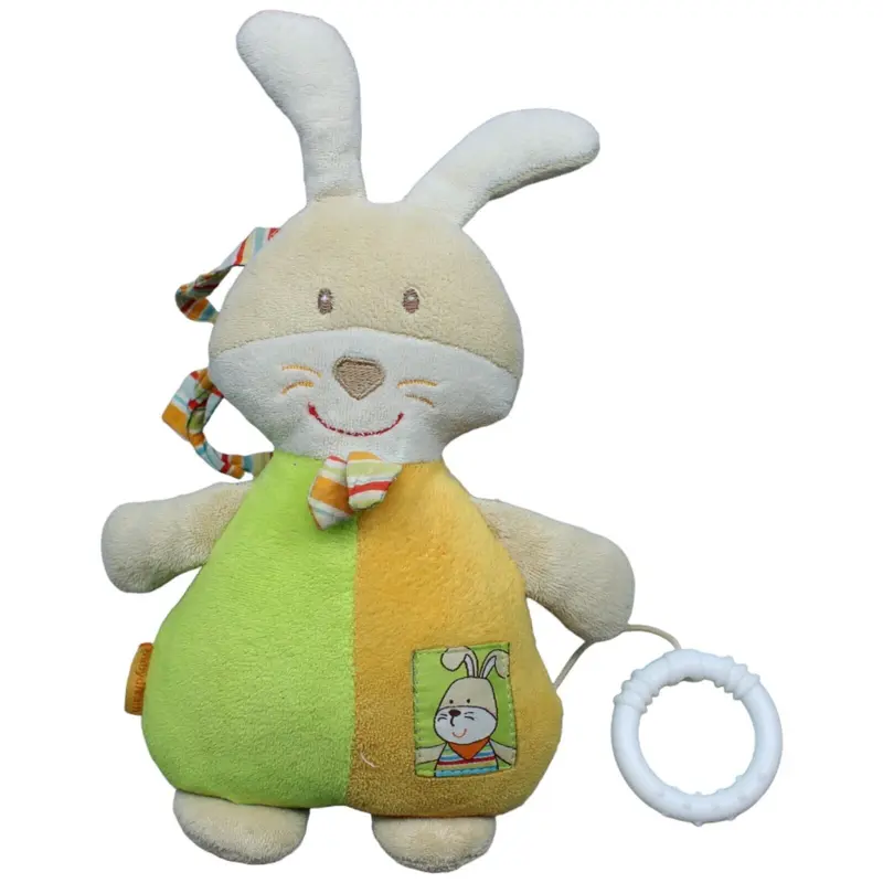 Hase, grün-orange