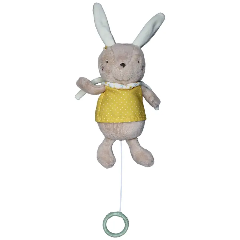 Hase mit gelben Kleid