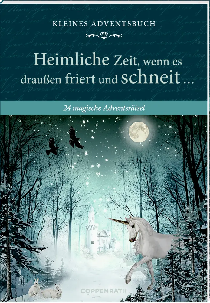 Heimliche Zeit, wenn es draußen friert und schneit, Adventskalender-Buch